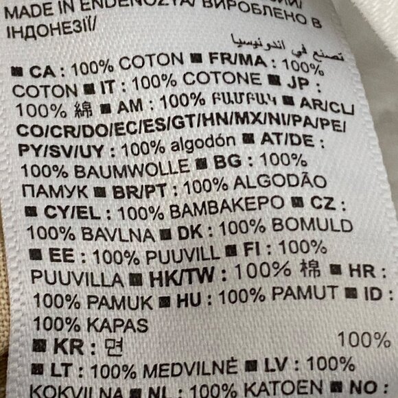 Gap Denim High Rise Wide-Leg Jeans 4/27R White 100% Cotton frayed hem neutral tr - Picture 5 of 10